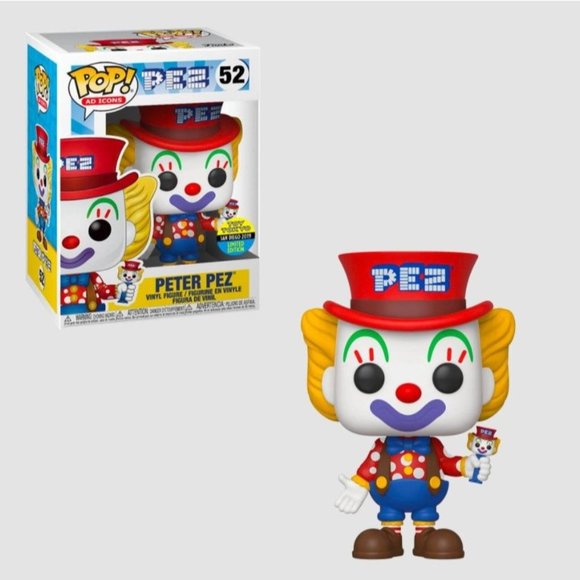 Funko Pop! #52 Ad Icons Peter Pez 2019 SDCC Toy Tokyo Exclusive READ DESCRIPTION - Picture 1 of 9